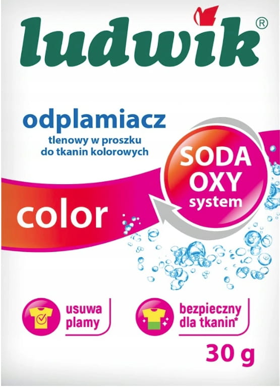 

Odplamiacz tlenowy w proszku do koloru 30g LUDWIk