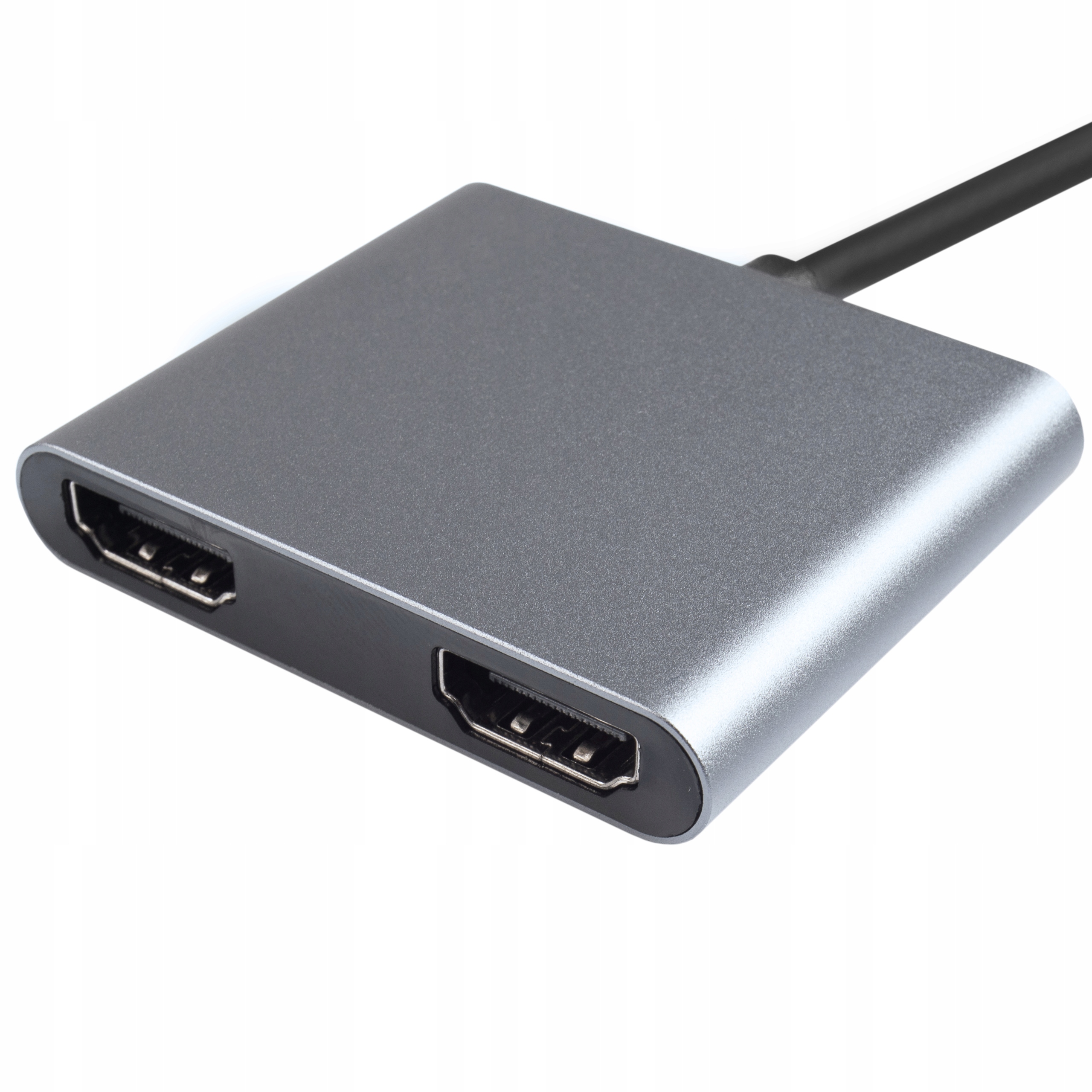 ADAPTER HUB USB C HDMI USB PD PRZEJŚCIÓWKA ROZDZIELA 1 ZŁĄCZE -> 2 MONITORY Kod producenta JL-CD01