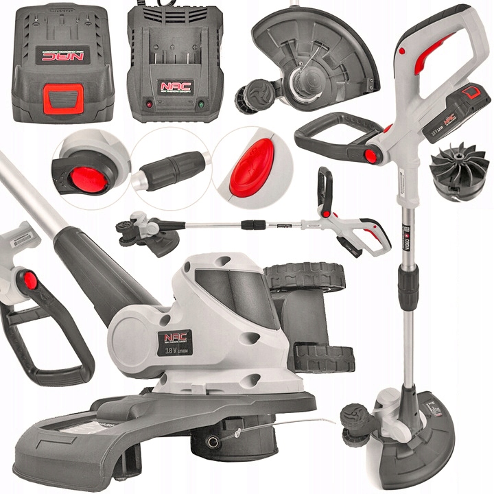 NAC PODKASZARKA AKUMULATOROWA KOSA WYKASZARKA ZESTAW TB18-B15-S