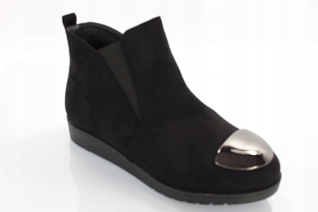 

Vices 2024-1 Wygodne Botki Zamszowe Damskie R.37