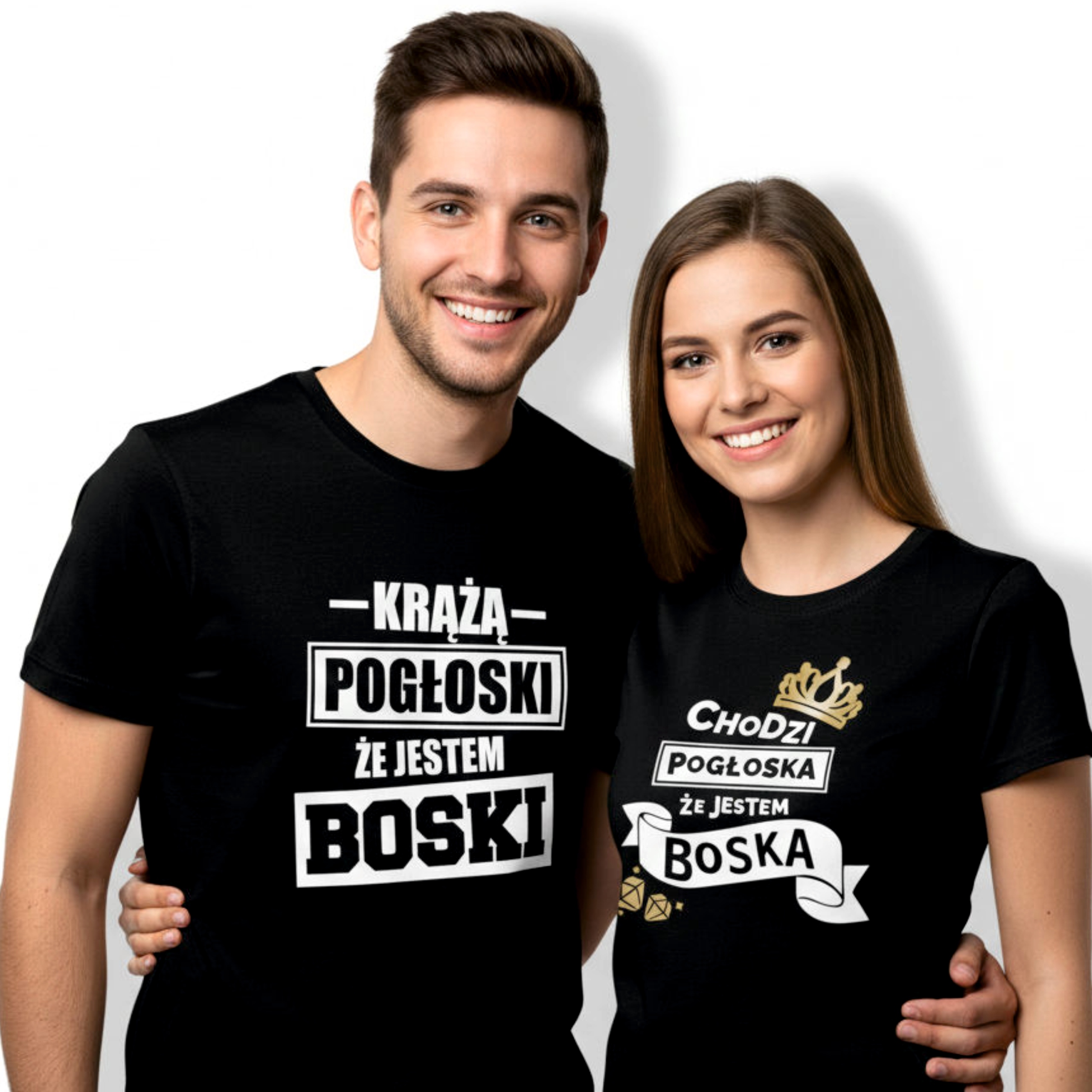 Trička pro páry Valentýna Božská sada dárek zamilovaných 2 ks S