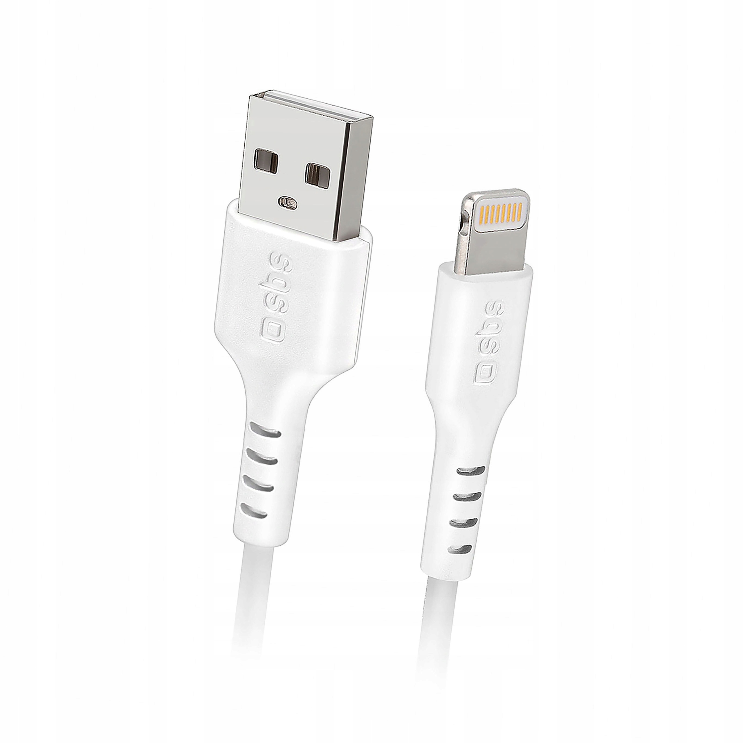 Kabel Sbs TECABLEUSBIP589W Usb-a Lightning biały