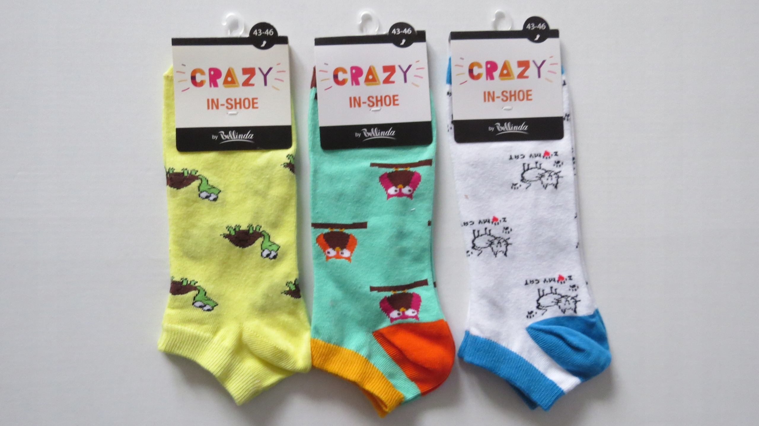 

3-PARY Crazy Socks Stopki Męskie Bellinda 39-42