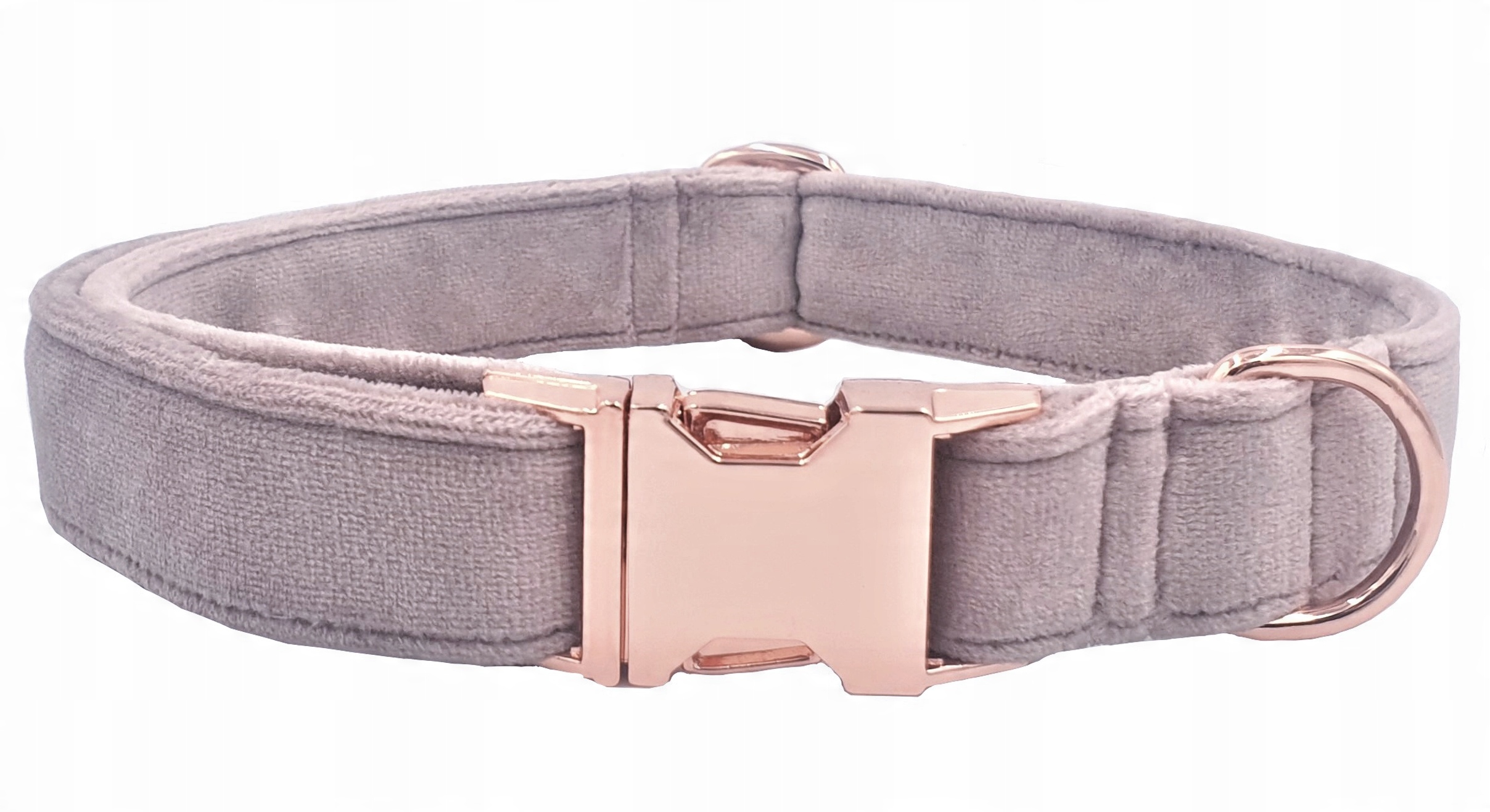 

Obroża Dla Psa Rose Gold Metalowa Klamra 28-52 CM