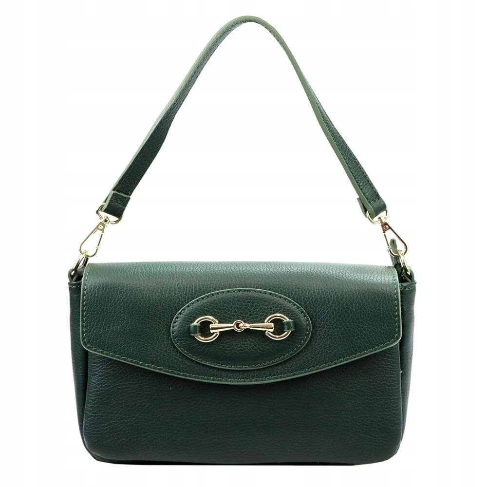 Kabelka Přes Rameno kabelka Luka 20-050 Dollaro kožená tmavě zelená