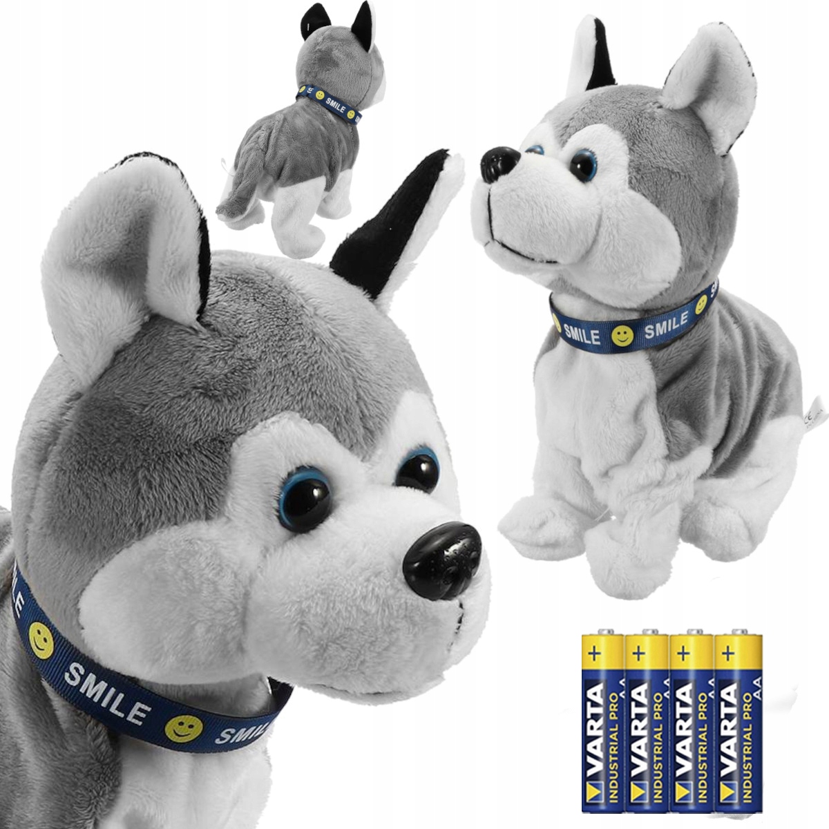 

Piesek Interaktywny Husky Reaguje Na Dotyk Szczeka