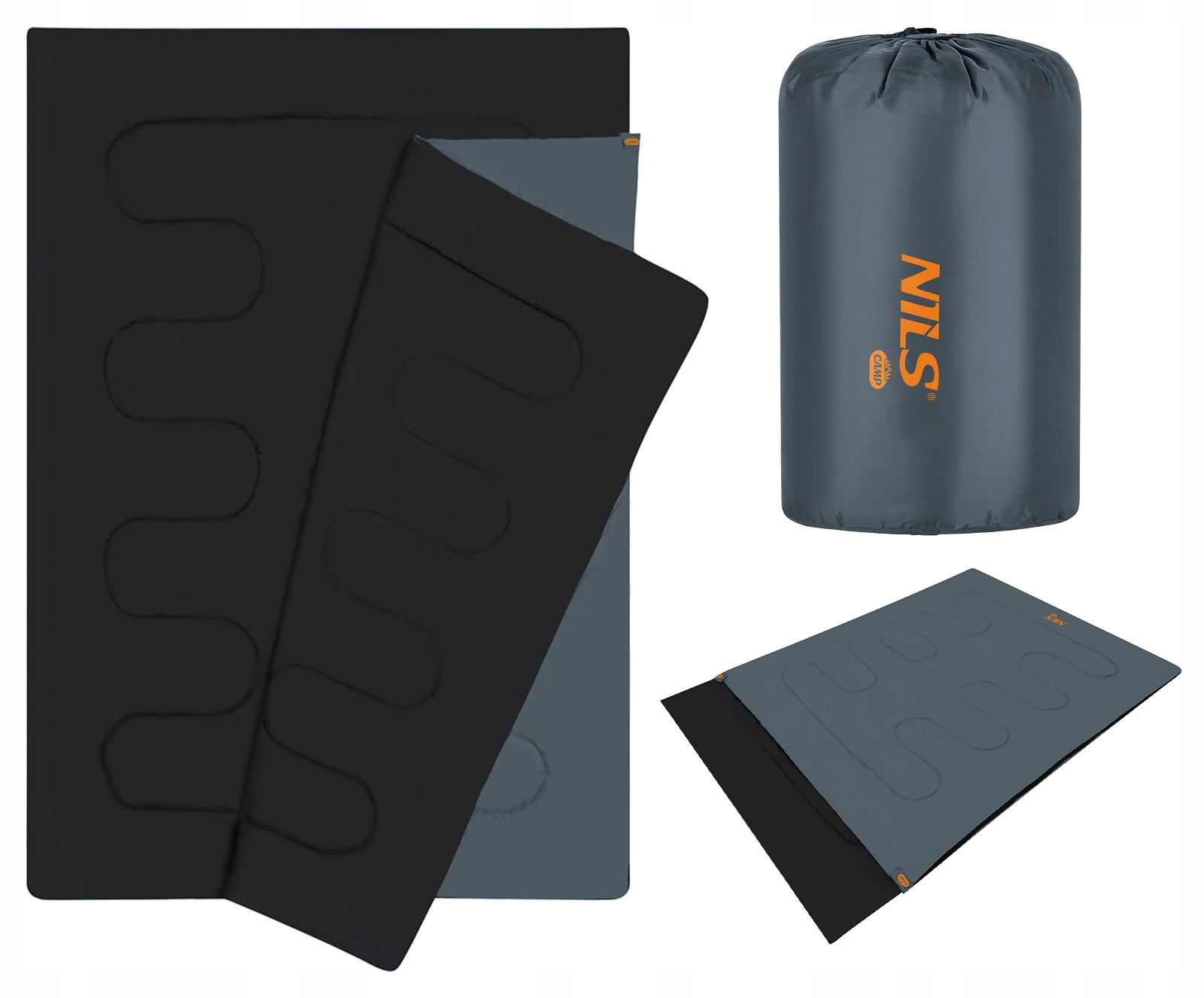 Śpiwór Turystyczny Kołdra Dla 2 Osób Pod Namiot Nils Camp Dwuosobowy Ciepły