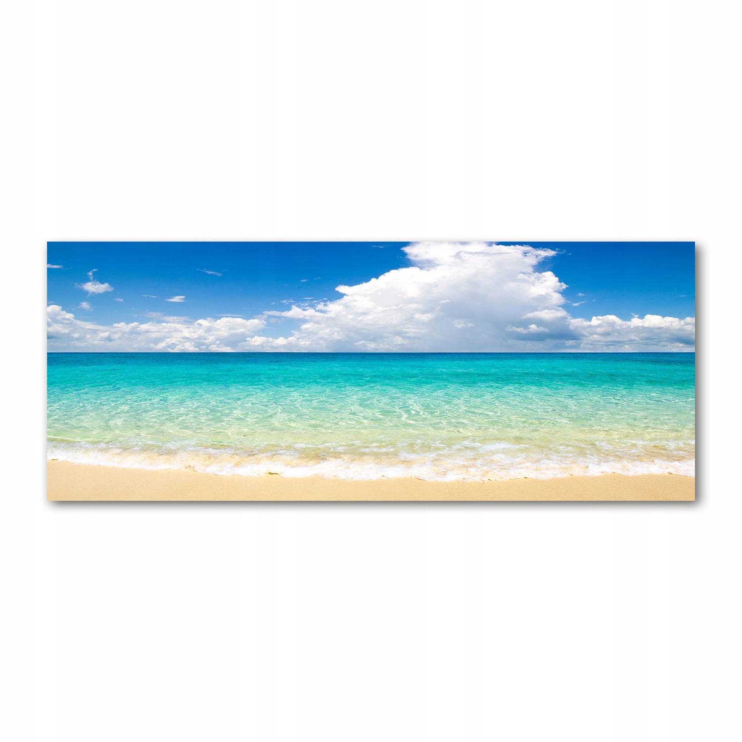 

Foto obraz akryl zdjęcie Rajska plaża 125x50 cm