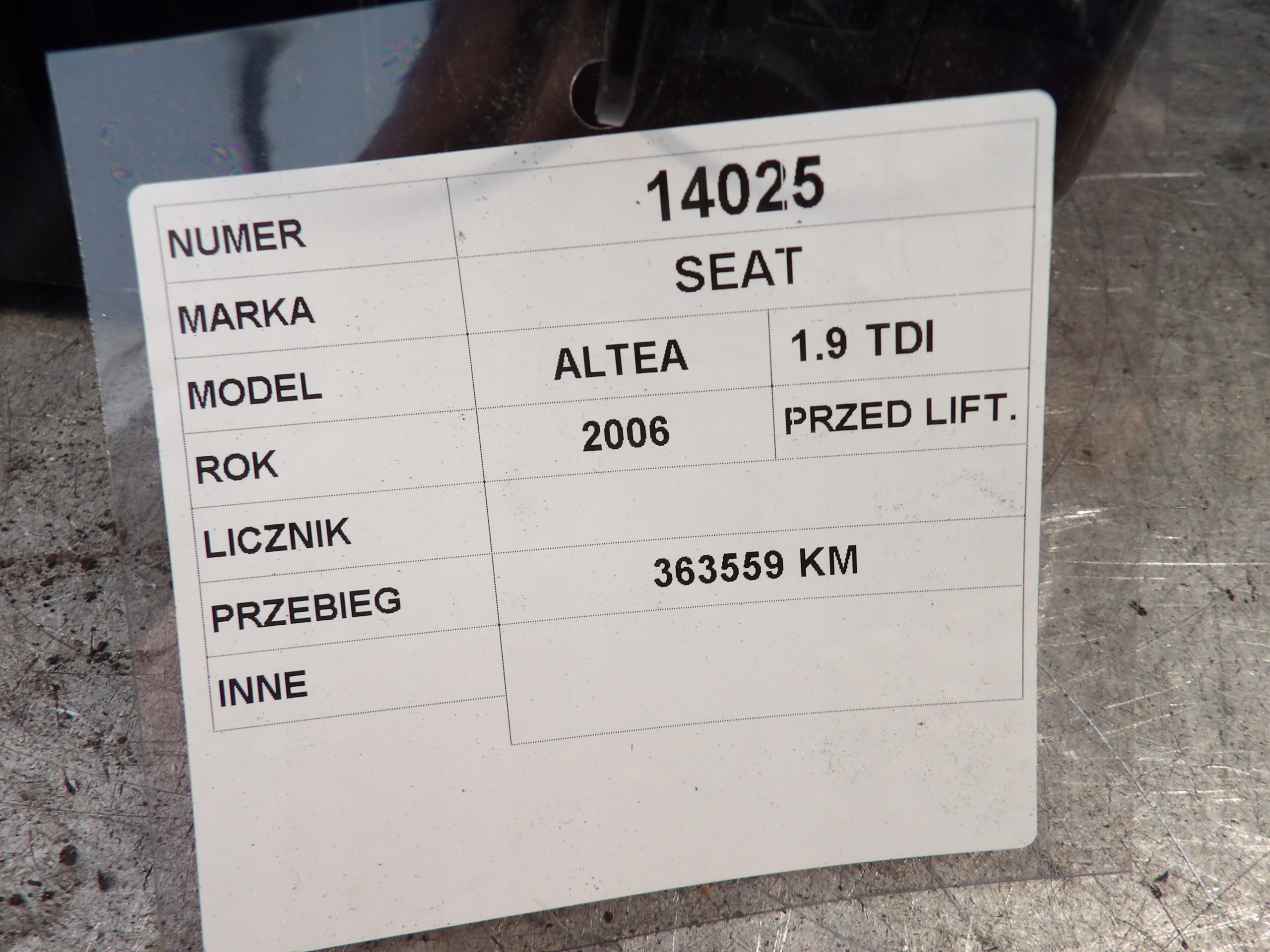 Seat Altea dials, liczniki 5P0920823C V0006000