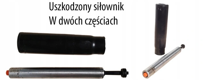 Siłownik podnośnik gazowy JAKOŚĆ dwa rodzaje - 24h Wysokość mebla 1 cm