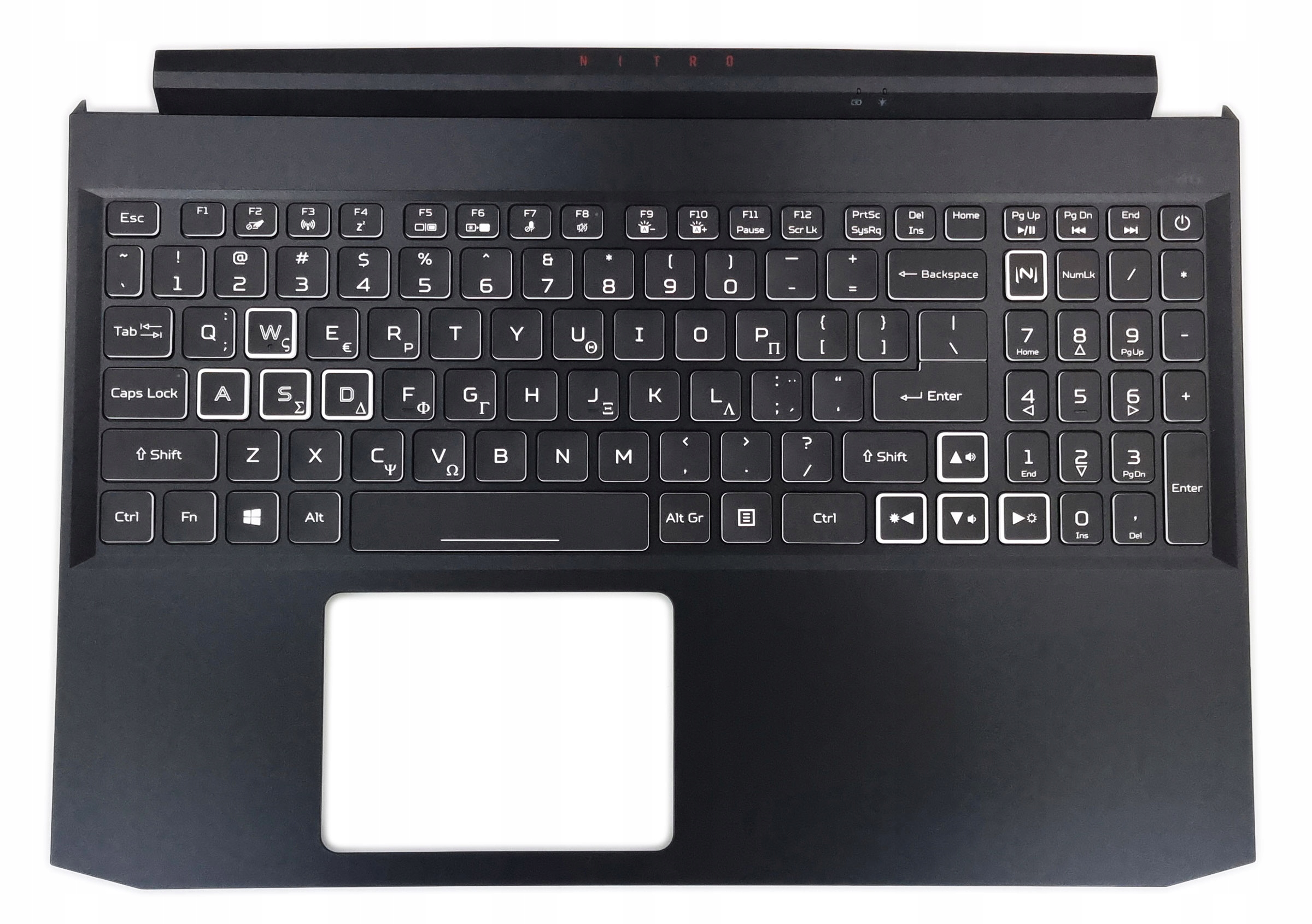 Nová Krytka Klávesnice Pre Notebook Acer Nitro AN515-45 AN515-57 Grécka