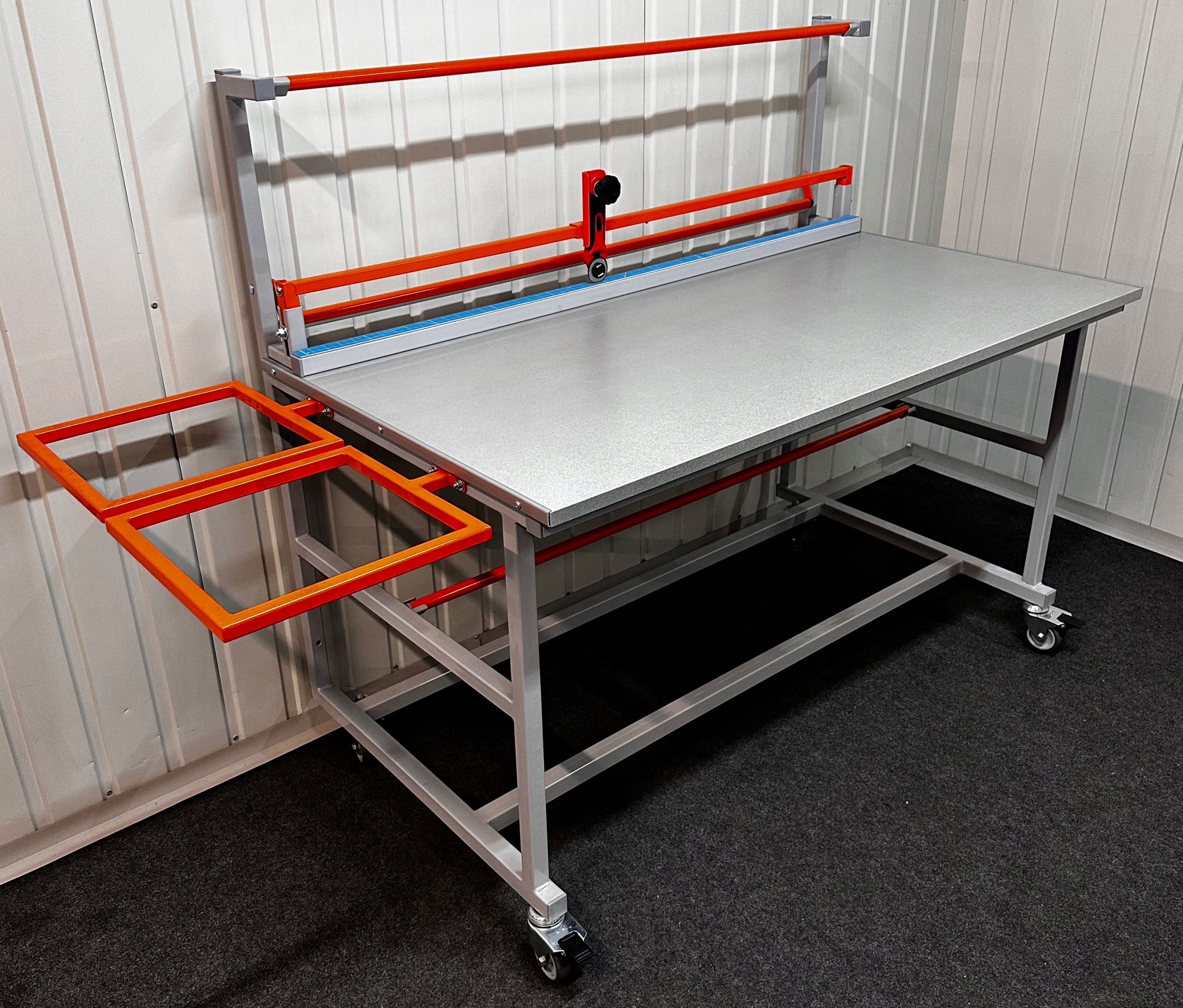 Stół do pakowania na kołach moduł cięcia folii