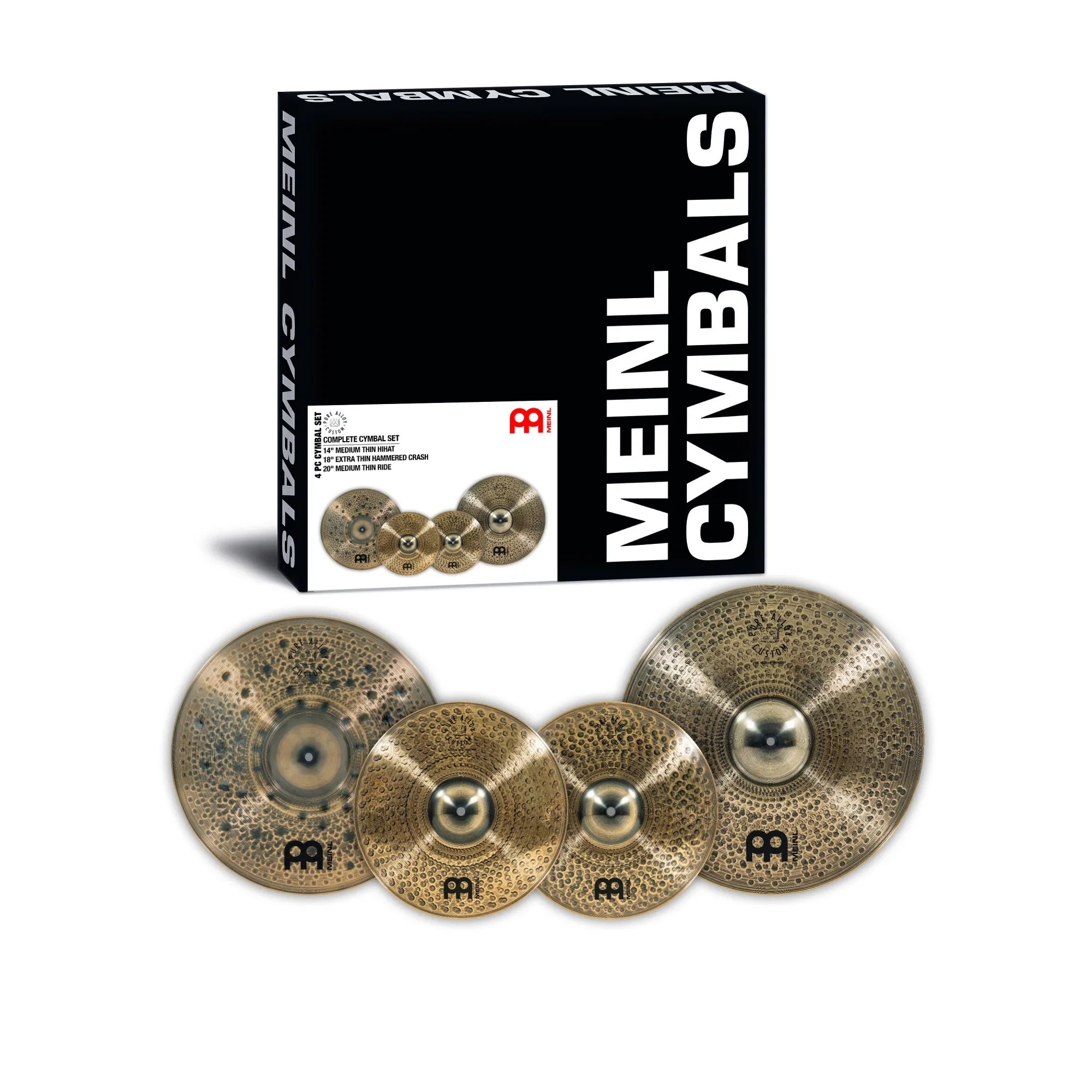 Meinl Pure Alloy Custom sada talířů