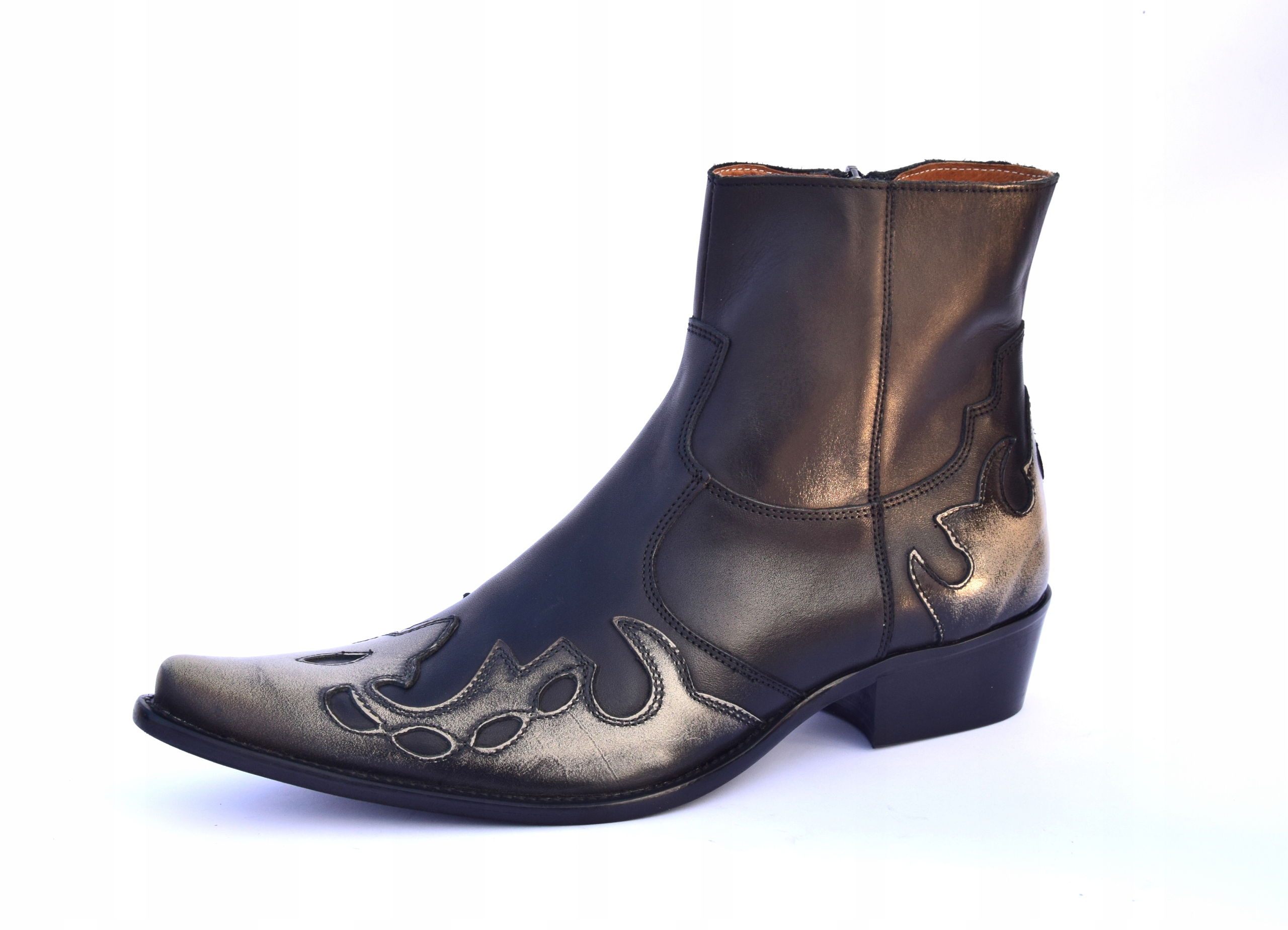 

Skórzane Buty Ze Skóry Crust Z Zasuwakiem Pl West