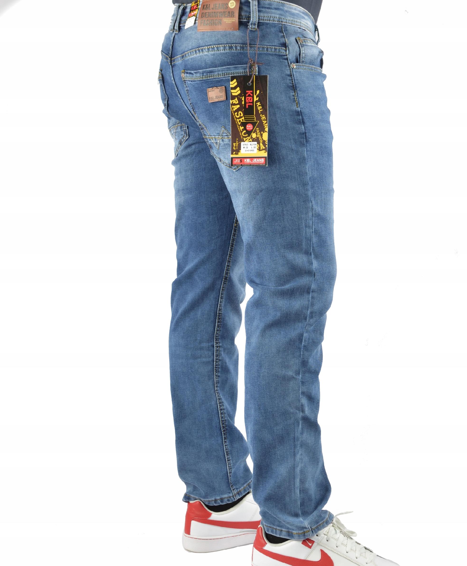 

Spodnie Męskie Kl Jeansy Jasne 30/32 W