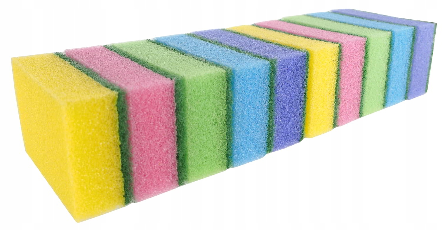 

Kuchcik gąbka do mycia naczyń zmywak MIDI 10szt.