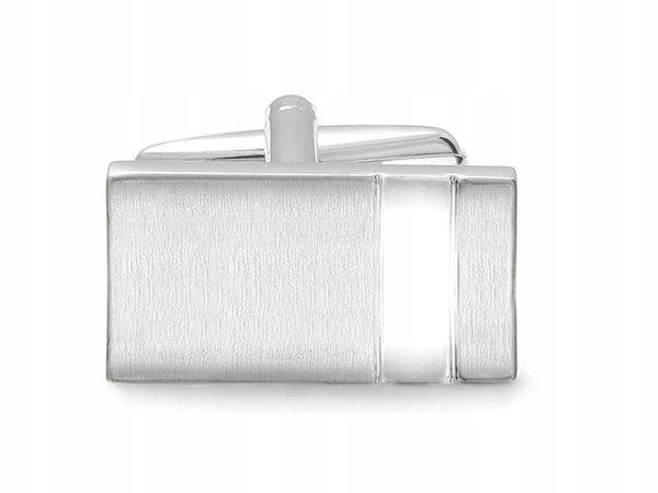 KLASYCZNE STALOWE Mankietów Spinki do Koszul Spinka Męska GREG d51BP