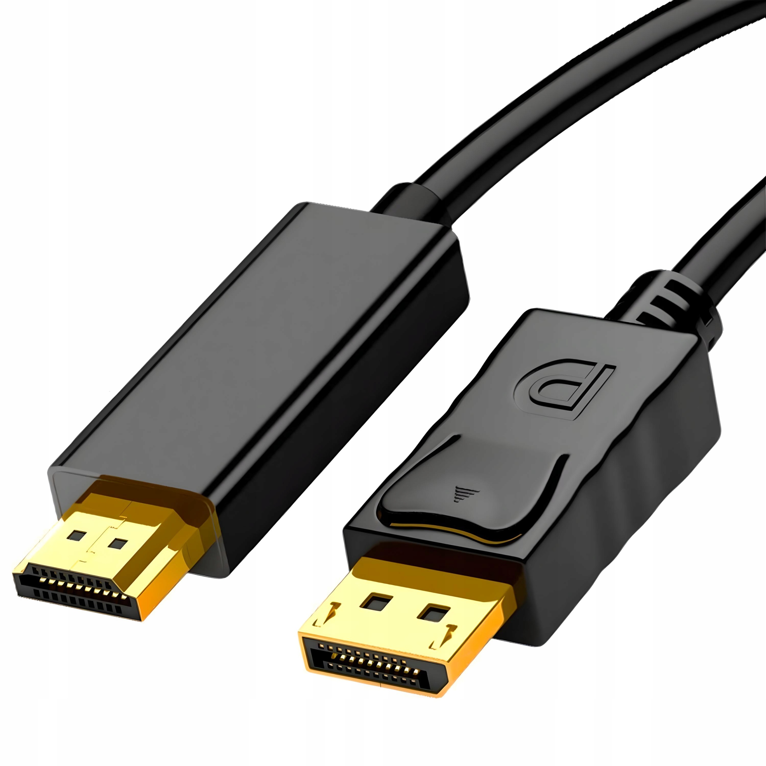 Kabel Displayport Do Hdmi 2.0 4K 60Hz Adapter Dp-hdmi Przejściówka 1.8M Pc
