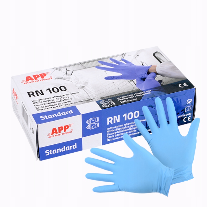 APP RN 100 нитриловые перчатки 100 шт. M