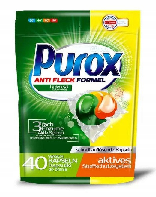 

Purox Universal Kapsułki Do Prania 40 Sztuk