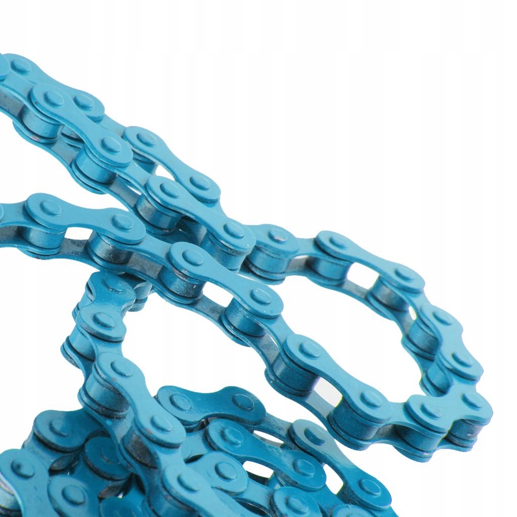 Kolorowy pojedynczy rower o stałym łańcuchu 96 ogniw Model Łańcuch rowerowy jednobiegowy