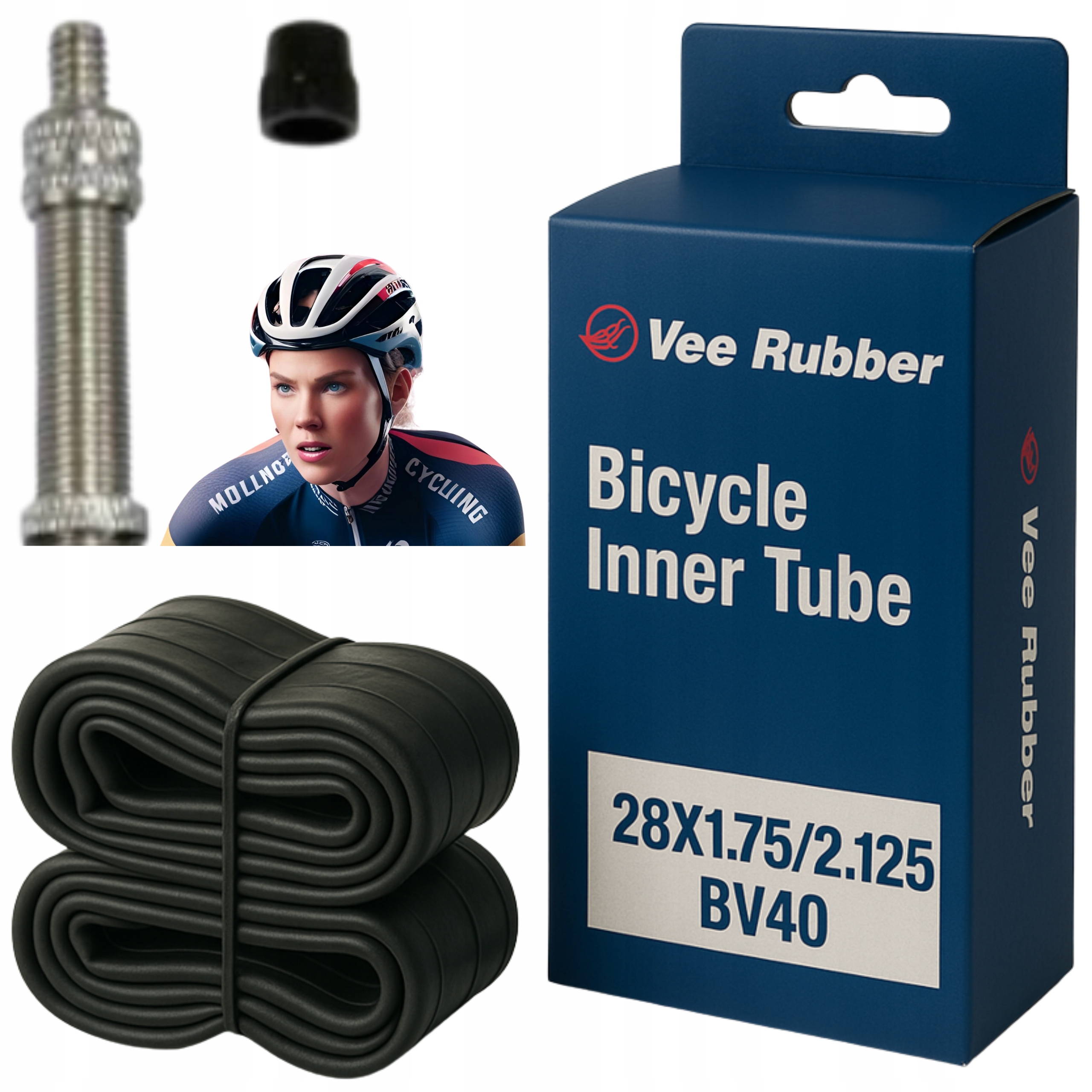 Dętka 28X2.10 52-622 700x52C Vee Rubber dętka z wentylem rowerowym Bv 40 mm