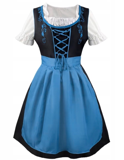 Převlek kostým na párty Oktoberfest šaty zástěra velikost M