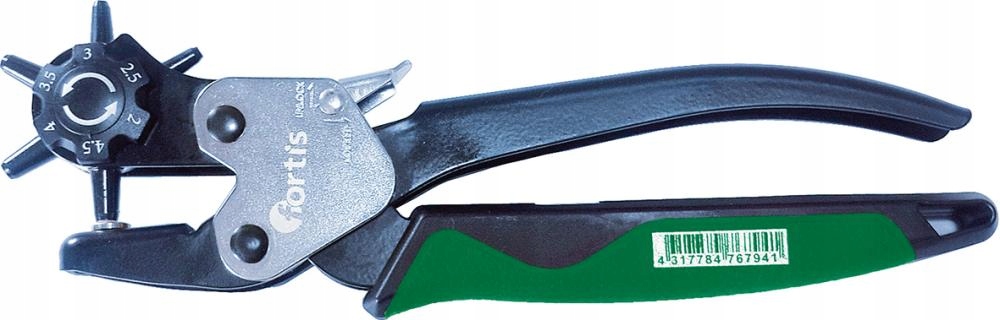 Revolverové kleště na děrování kůže Fortis