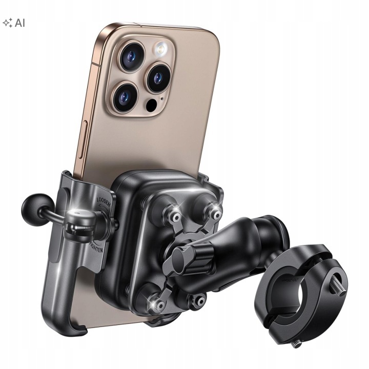 Lamicall Metalowy Uchwyt na Telefon do Motocykla i Roweru