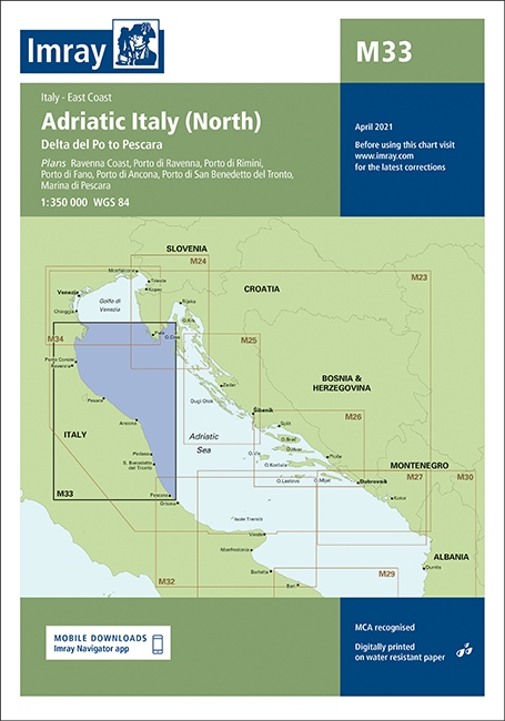 Imray M33 Adriatic Italy (North)