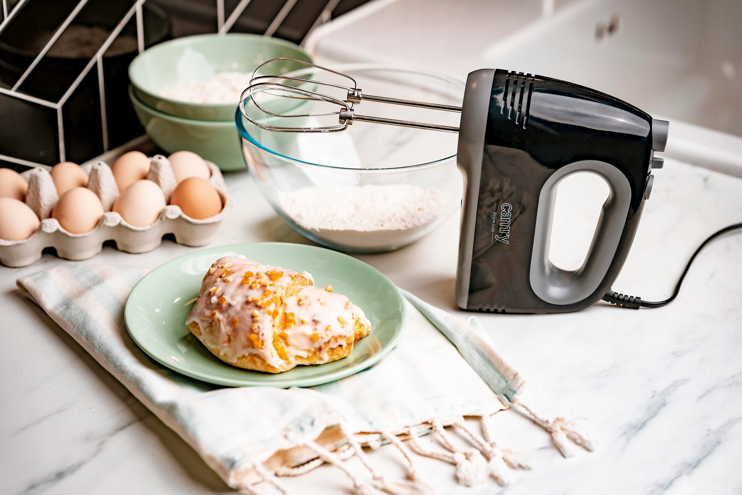 MIKSER RĘCZNY ROBOT KUCHENNY TURBO 5 prędkości WOLNY START Długie mieszadła Liczba poziomów prędkości 5