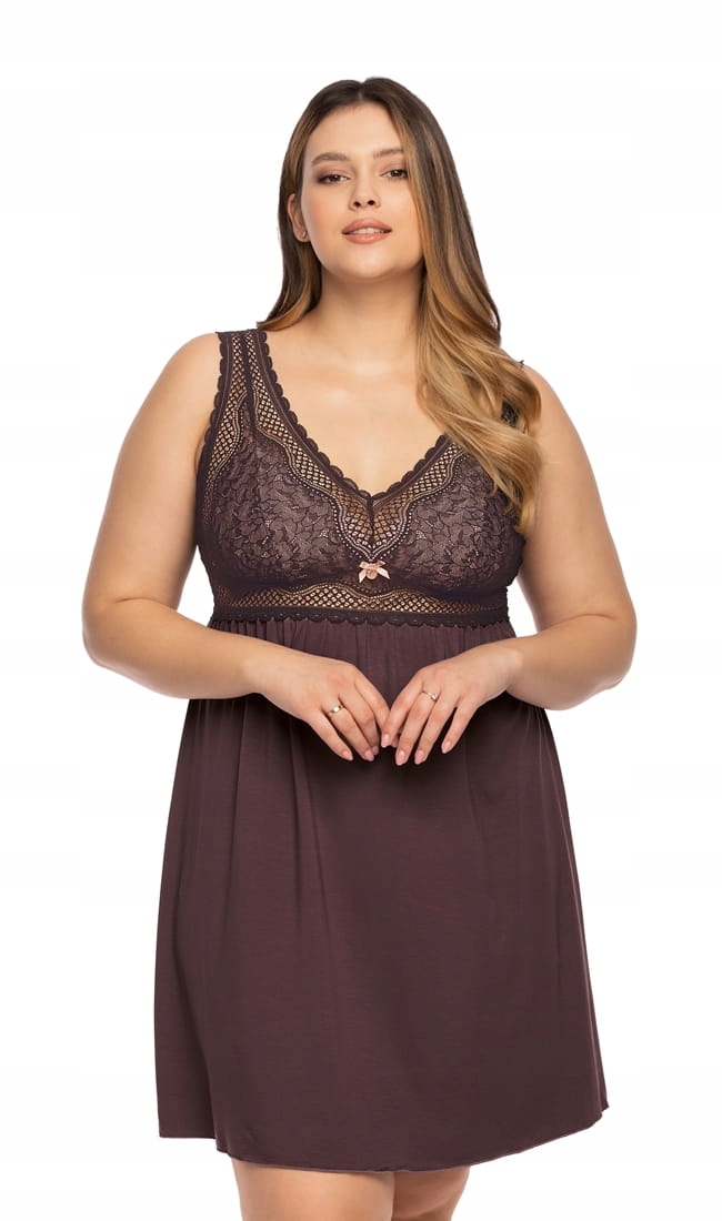Nipplex Mefemi Tričko Noční XL Emma Big Bakłažan