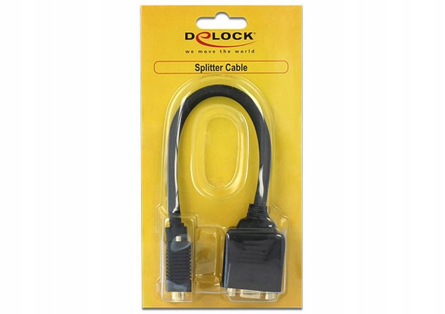 Видео кабель Delock 65059 черный 0,18 м