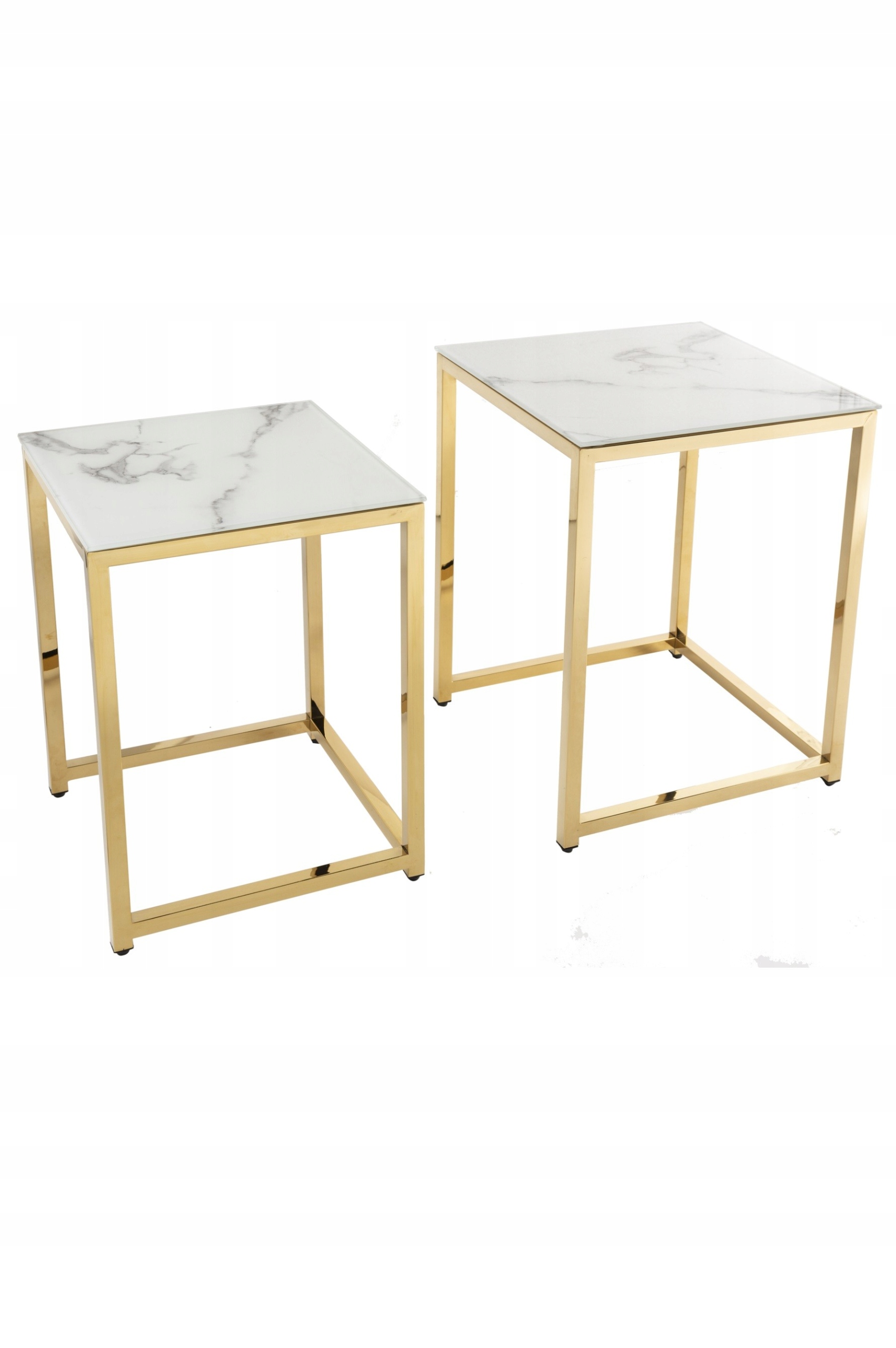 Sada konferenčných stolíkov Elegance, zlatá, Interior