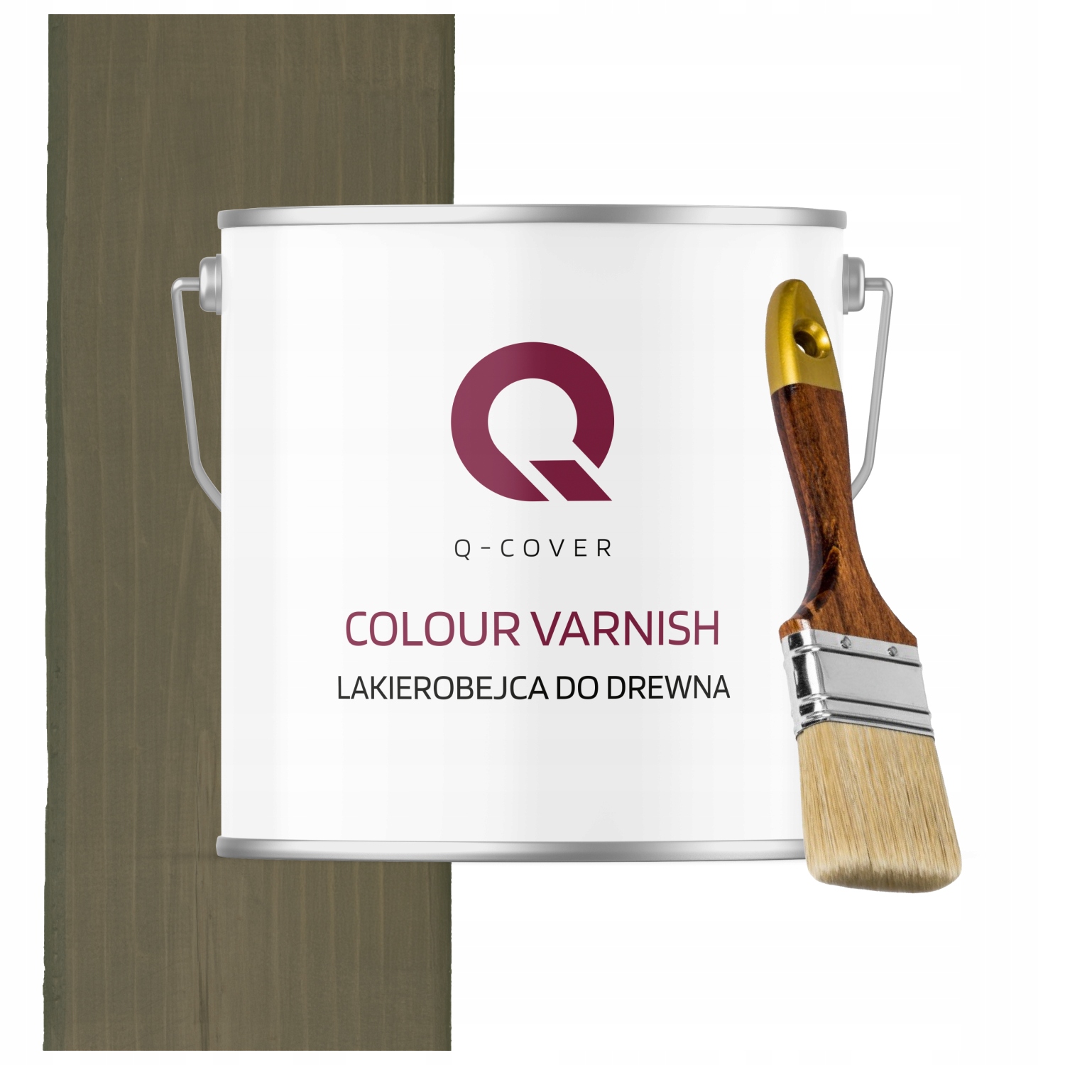 Lakovník Na Dřevěné Prvky Uv 3V1 Šedý Hnědý Polomat 5L Dárek