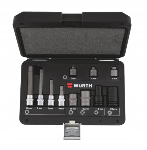 

Wurth Zestaw bitów do zacisków hamulcowych, 11szt.