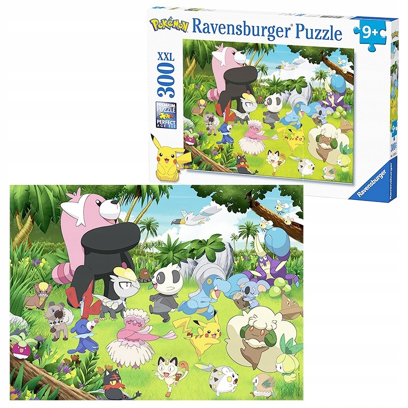

Pokemon Oryginalne Puzzle 300 Elementów Pikachu