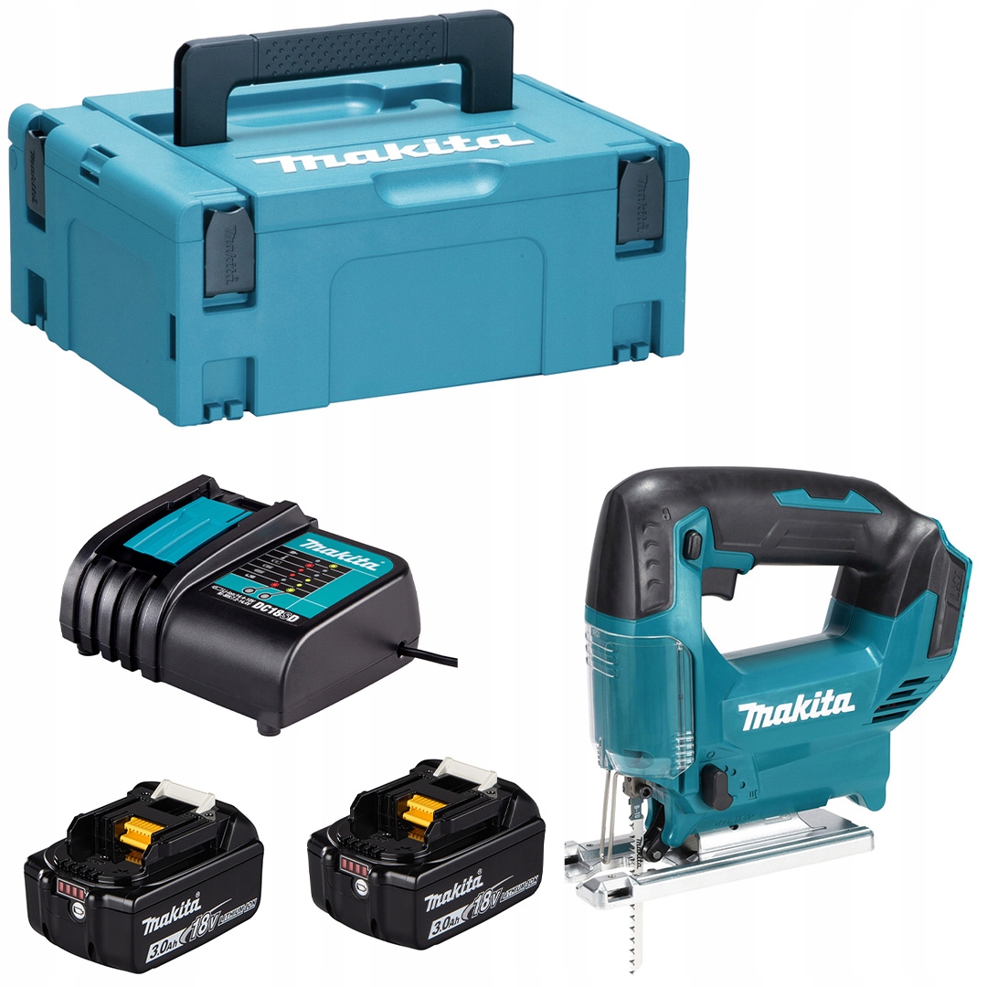 Akumulátorová přímočará pila Makita DJV186SFJ Lxt 18V 2x3Ah 65mm kufr