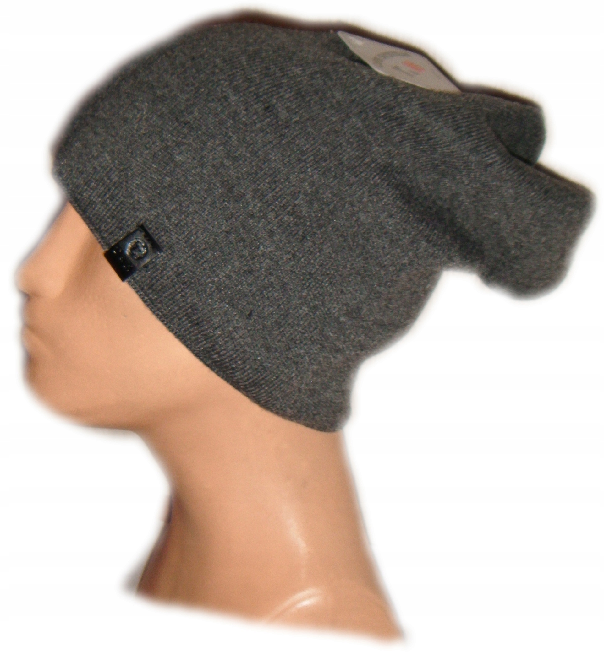 

Czapka Męska 56-58-60 C.szary Beanie Polar Acryl!