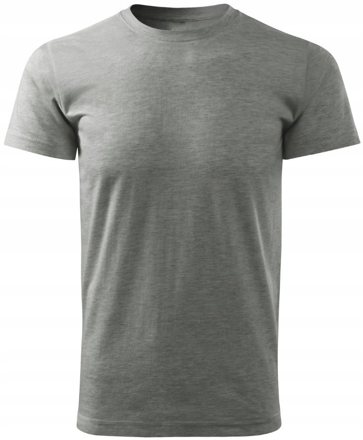 

Męska Koszulka 100% Bawełna Szara T-shirt r. XXXL