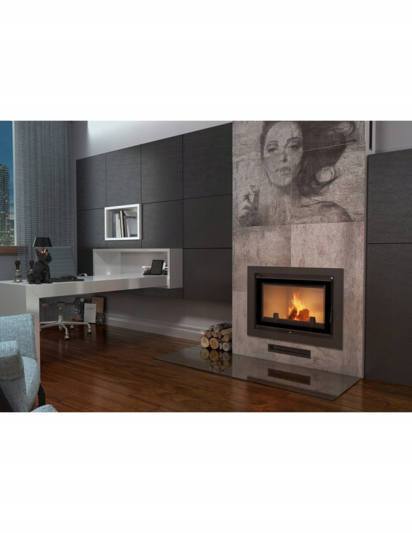 Szyba hartowana pod Piec lub Kominek 100x80 Grafit Typ Inne elementy