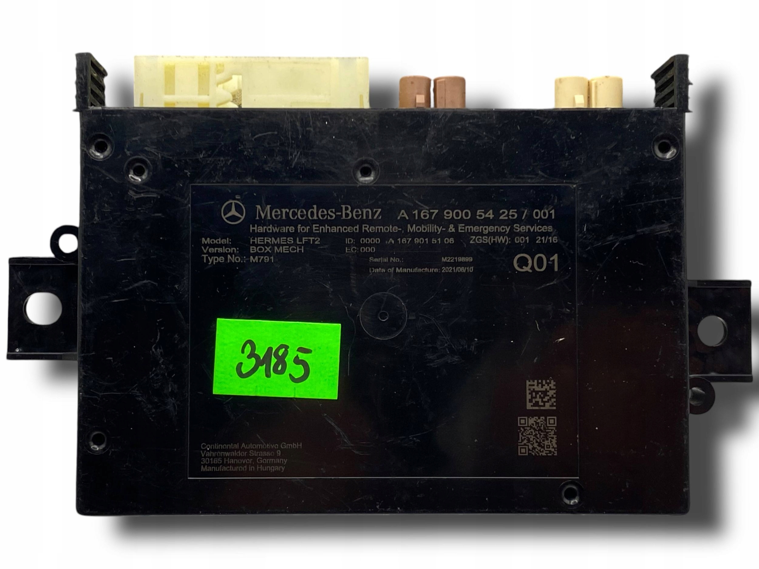 MERCEDES W213 Centralina modulo SOS 1679005425 $J