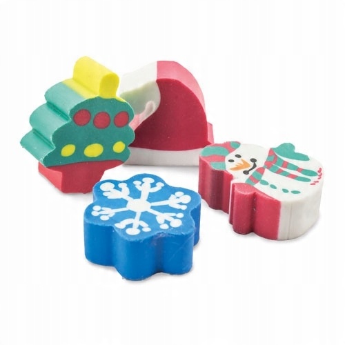 

Gumki do mazana 4szt zestaw Święta dla dzieci Xmas