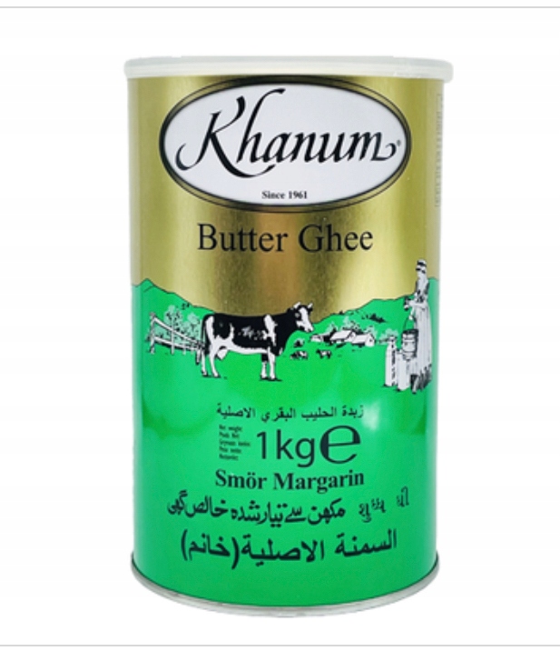 Levně Přepuštěné máslo (ghee) Khanum 1000 g Khanum