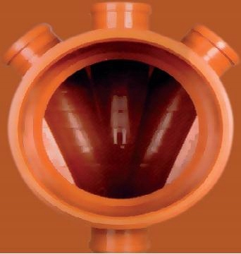 SYSTEM STUDNI - KINETA KINETA 315/160 3 DOPŁYWY DO RURY KARB.RWK 315