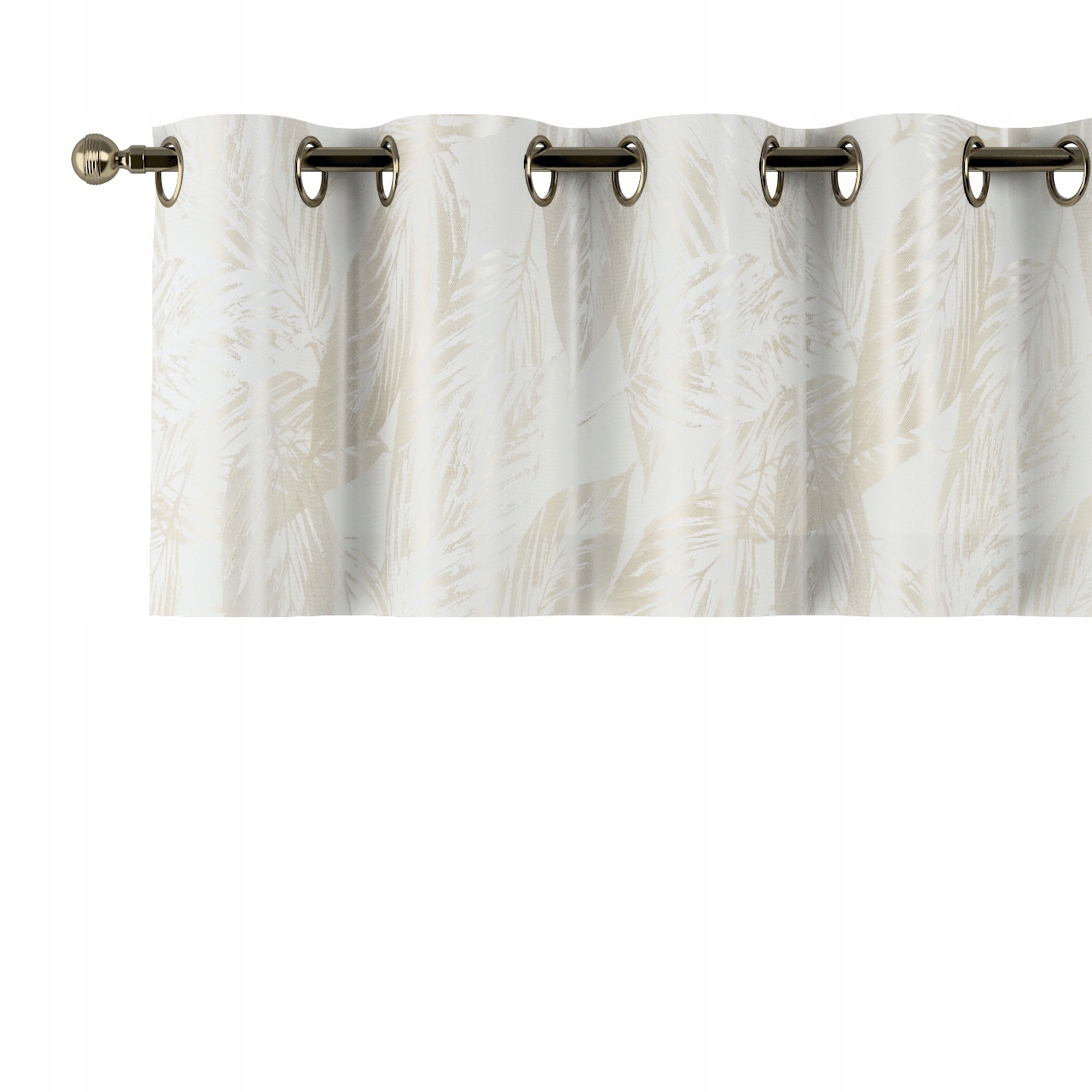 Lambrequin na kolieskach 390 x 40 cm zelený