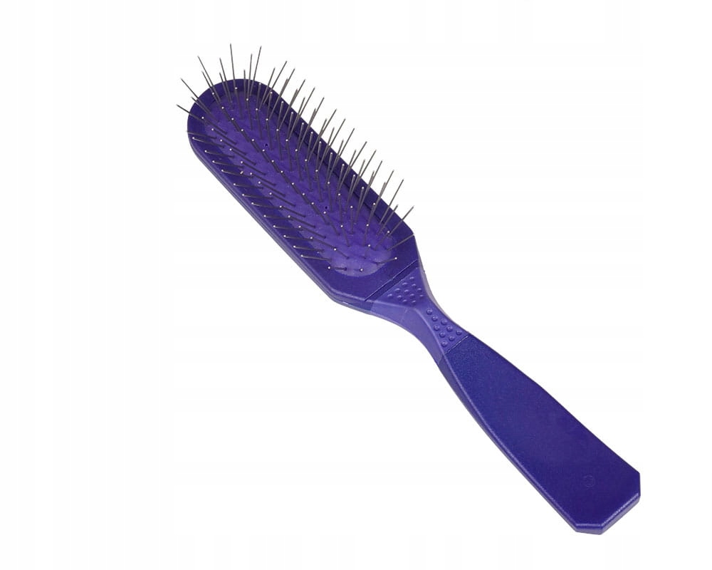 Kartáč Oblong Pin Brush fialový, Středně Měkký značky Madan's