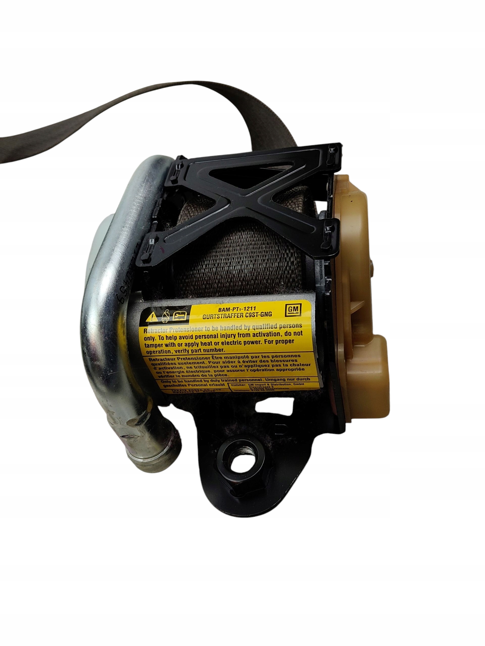 Gurten Sicherheits rechts vorne Spanner OPEL MOKKA A 95366787