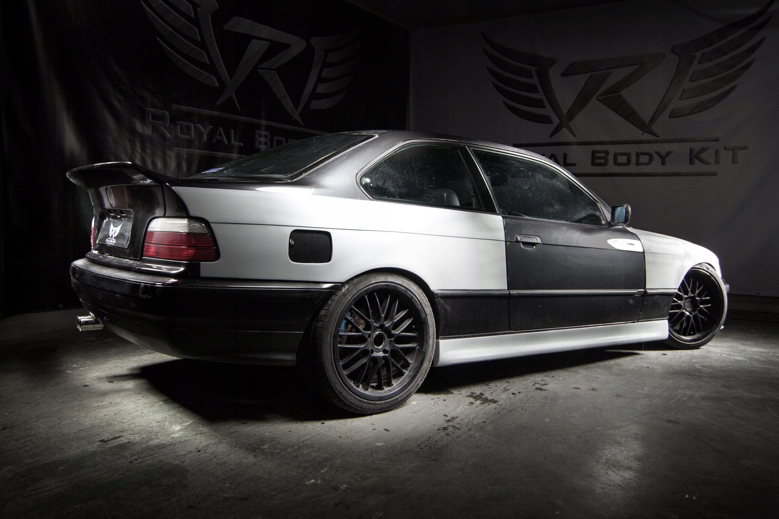 BMW 3 E36 Felony Poszerzenia Błotników