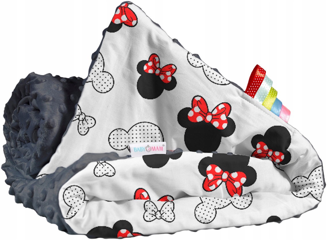 

Babymam Kocyk Dwustronny Minky Bawełna 75x100CM